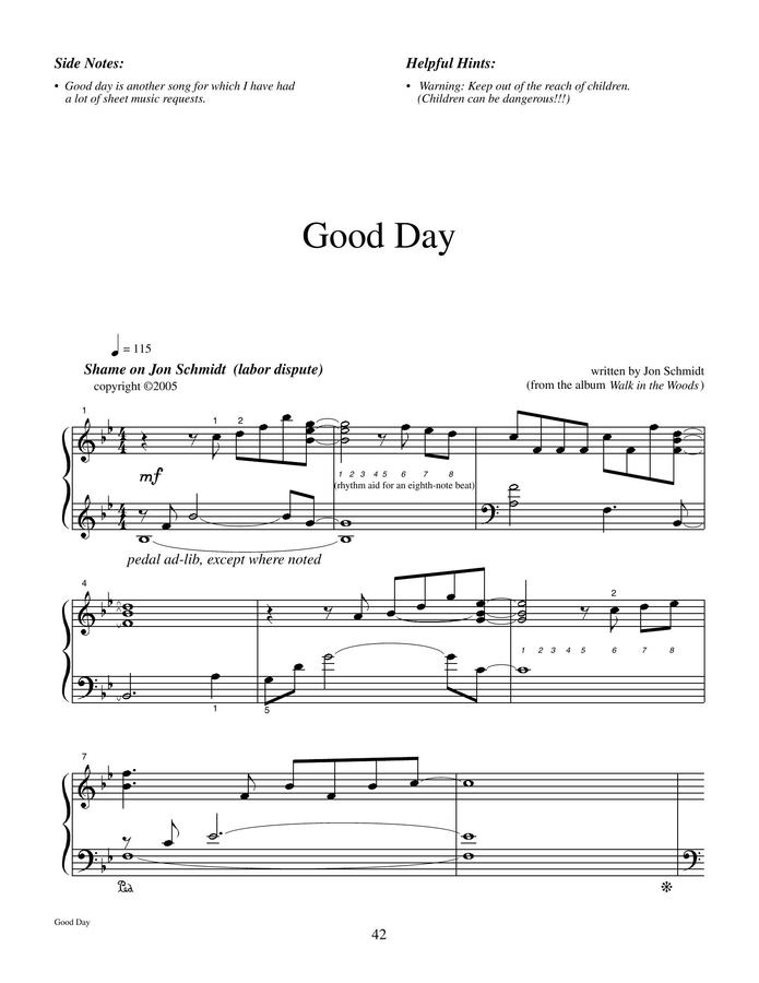 존 슈미트 - Good day