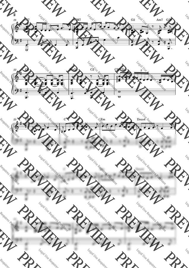 Ariana Grande - Santa Tell Me (고급 악보) by My Favorite Piano1