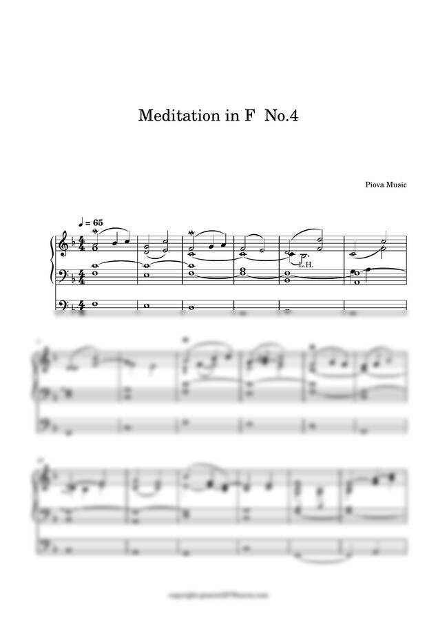Piova Music - Meditation in F No.4