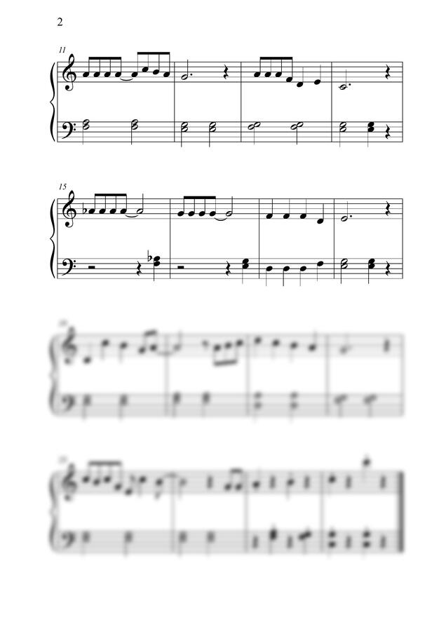 기초피아노30 - 28.산책(이웃집토토로ost)