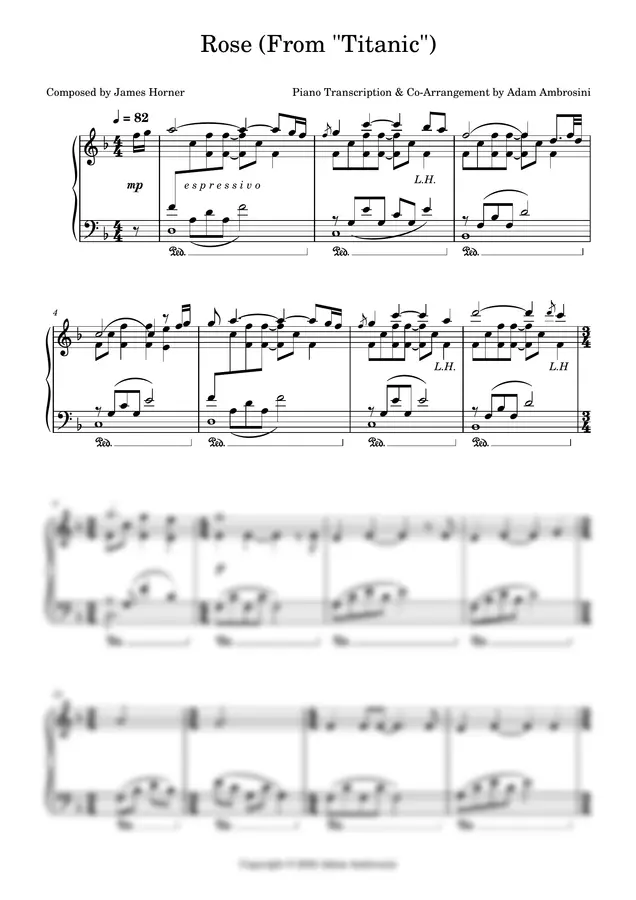 James Horner - Rose (From "Titanic")
