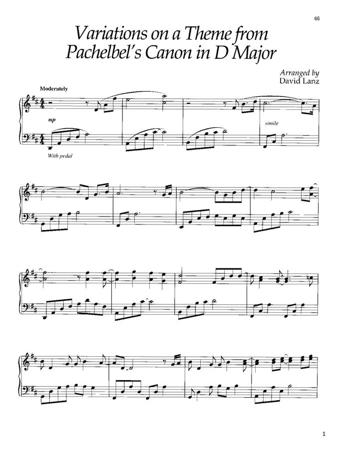 J. Pachelbel (파헬벨) - 캐논 변주곡