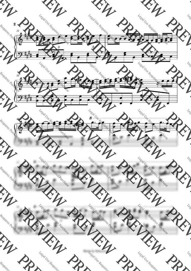 스트레이키즈 승민 - 그렇게, 천천히, 우리 (중급 악보) by Boknowa 보노아1