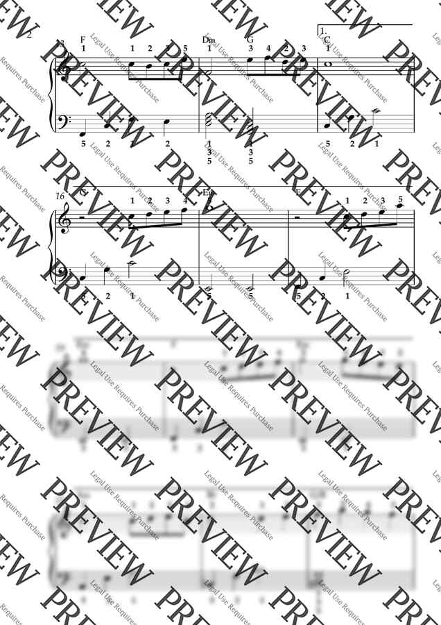 Alan Menken(앨런 멘켄) - Beauty and the beast(미녀와 야수 OST) (쉬운 버전) by 마스터피아노 by 량쌤1