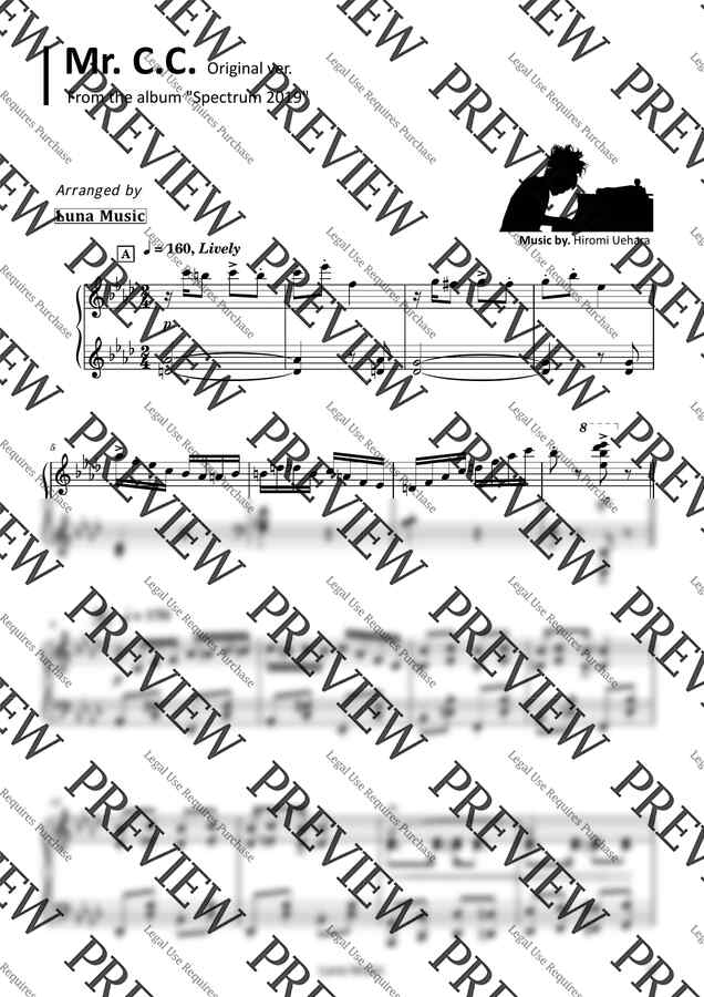 Hiromi Uehara [우에하라 히로미] - Mr. C.C (MR CC) [원곡 악보] by 루나뮤직1