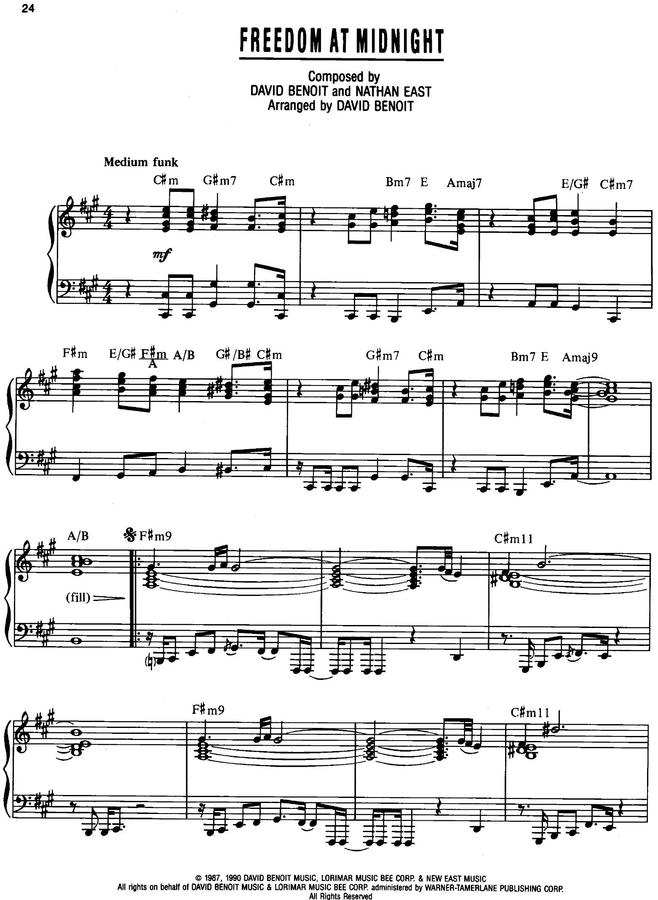 David Benoit-FREEDOM AT MIDNIGH