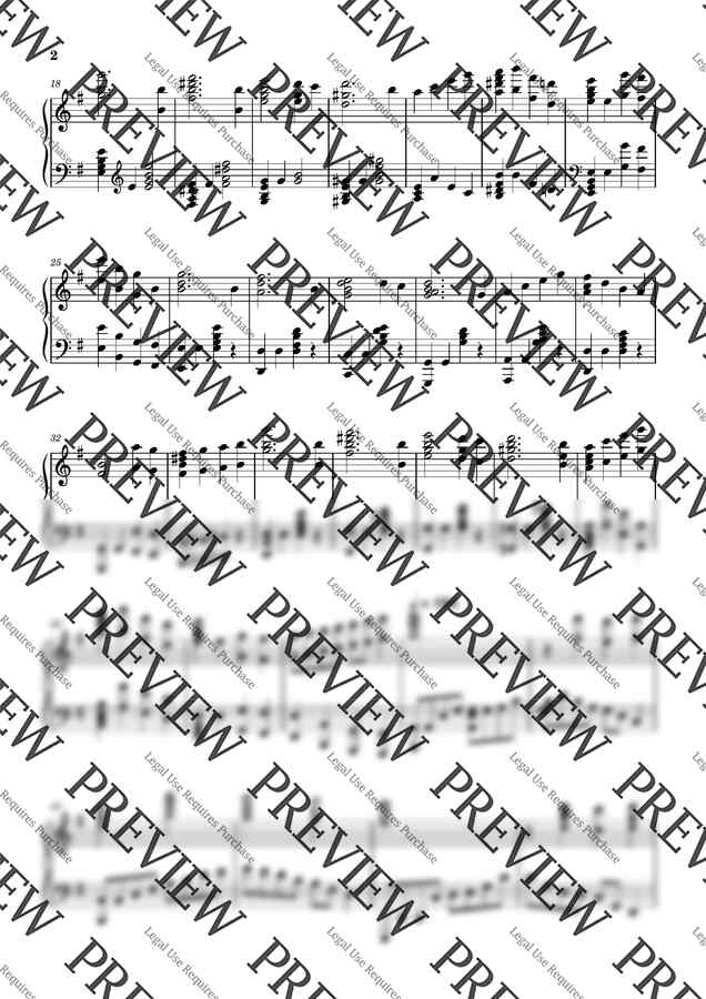 [마녀 배달부 키키 OST] 히사이시 조 - 바다가 보이는 마을 피아노 악보 by 건반윤1