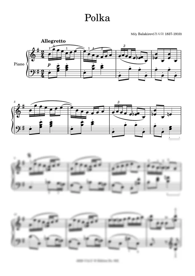 Mily Balakirev - Polka