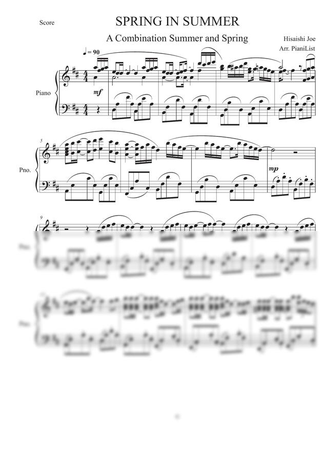 Hisaishi joe - SPRING IN SUMMER