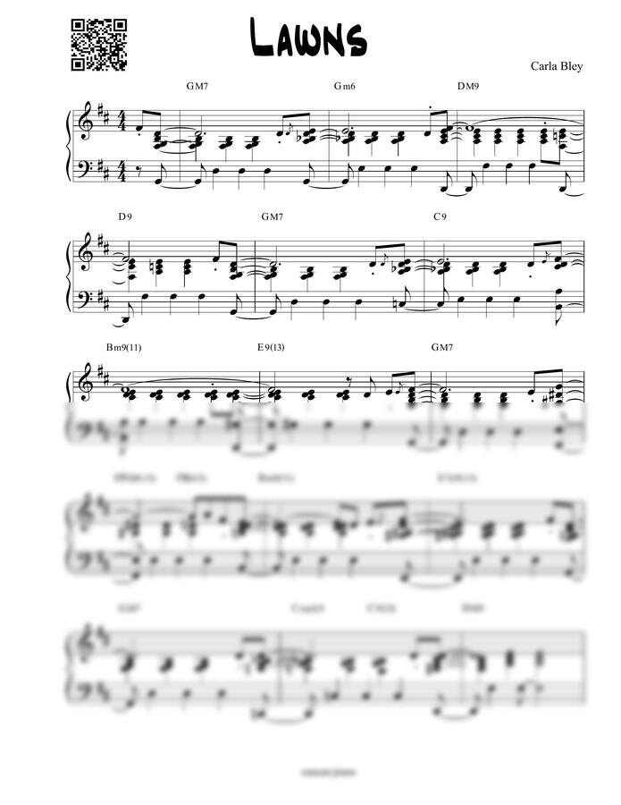 carla bley - lawns by euneun piano0