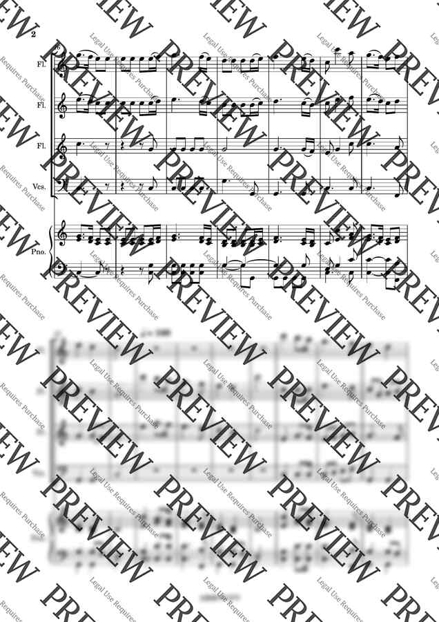 기쁘다 구주 오셨네-[플루트 앙상블][첼로][피아노][성탄준비]1