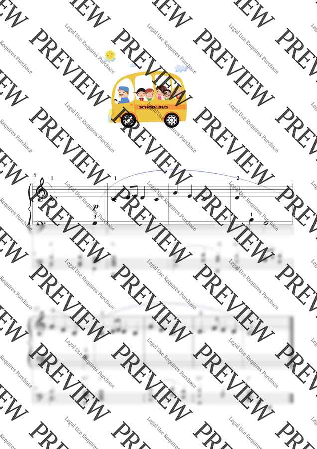 악보 > Traditional Wheels On The Bus by 악보마트