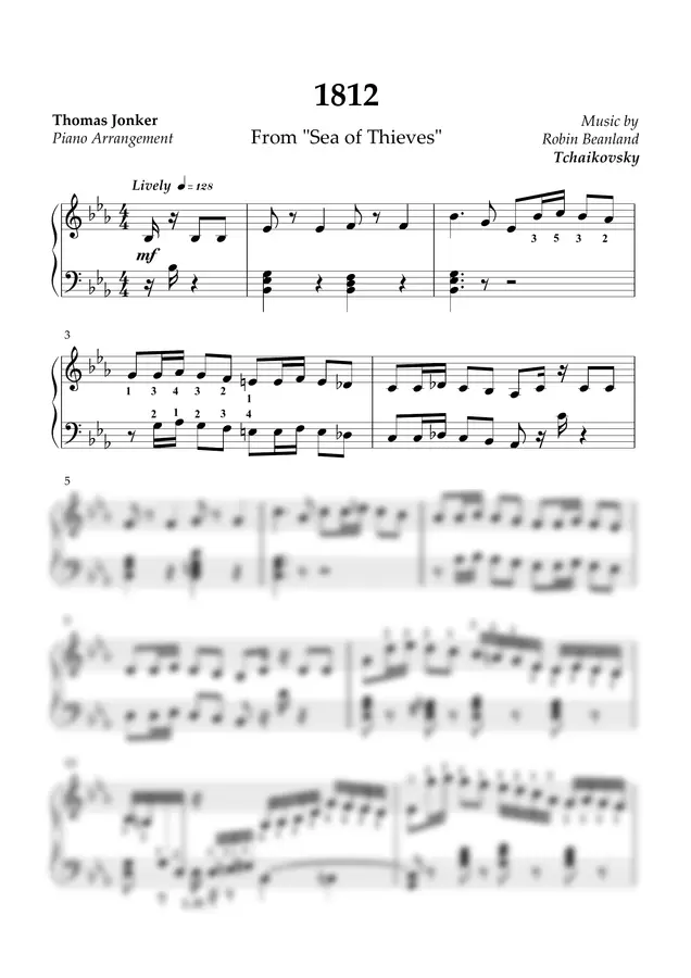 Tchaikovsky / Beanland - 1812 Overture (Sea of Thieves Version)