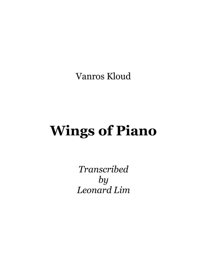 악보 > V.K wing of piano