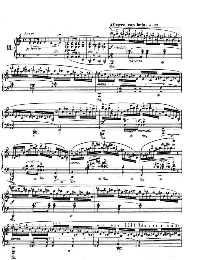 F. Chopin (쇼팽) - Etude Op.25 No.11 (겨울바람)