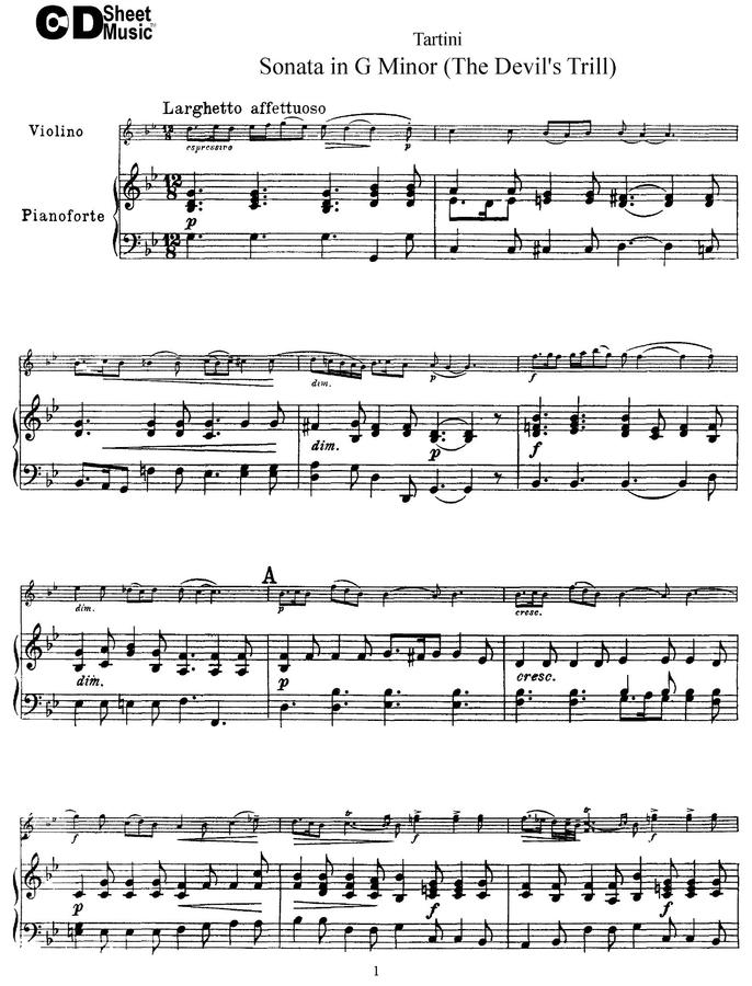 Sonata in G minor 악마의 트릴