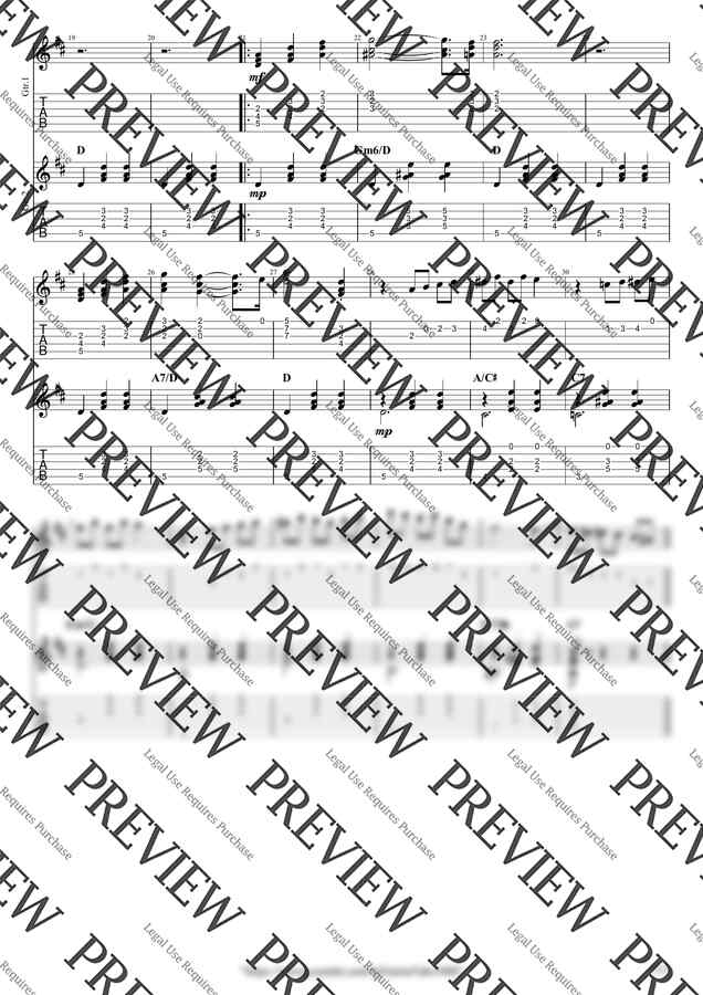 Pyotr Ilyich Tchaikovsky(차이코프스키) - Waltz of the Flowers(Duet) by GuitarTabs1