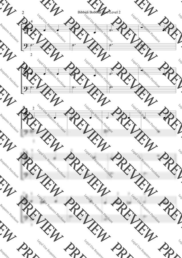 디즈니 - Bibbidi Bobbidi Boo (From “Cinderella”) Level 2 by 조은솔이1