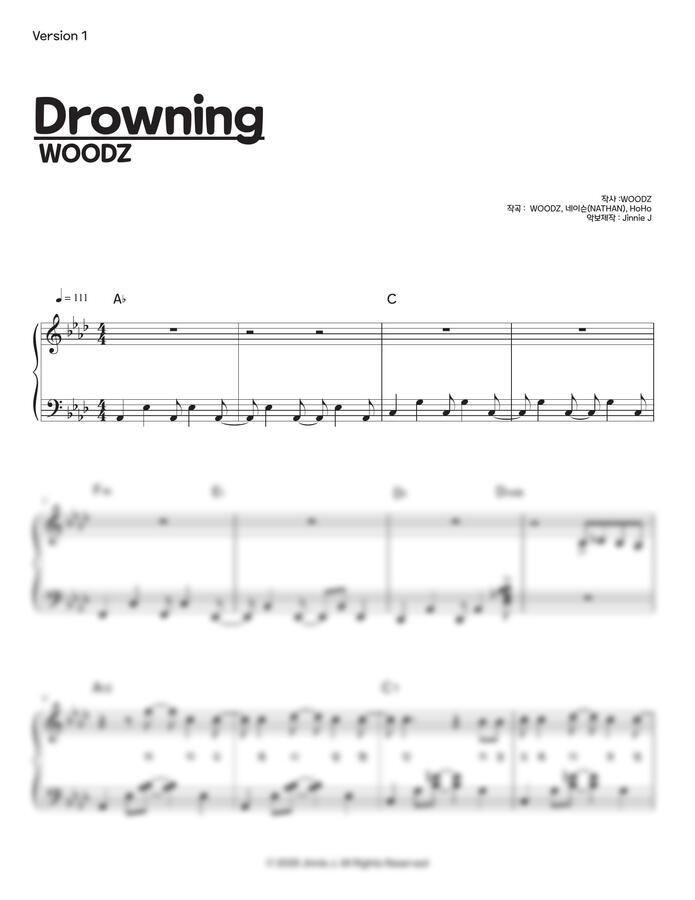 WOODZ (우즈) - Drowning (2가지 버전) by Jinnie J0