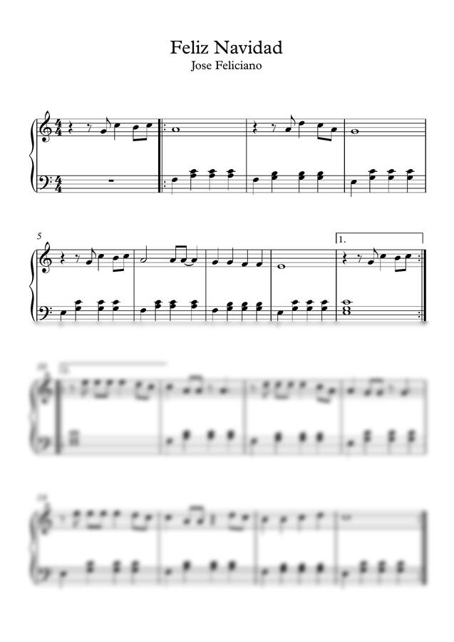 Jose Feliciano - Feliz Navidad (펠리스나비다) (바이엘.작은연주회) by PianoYA0