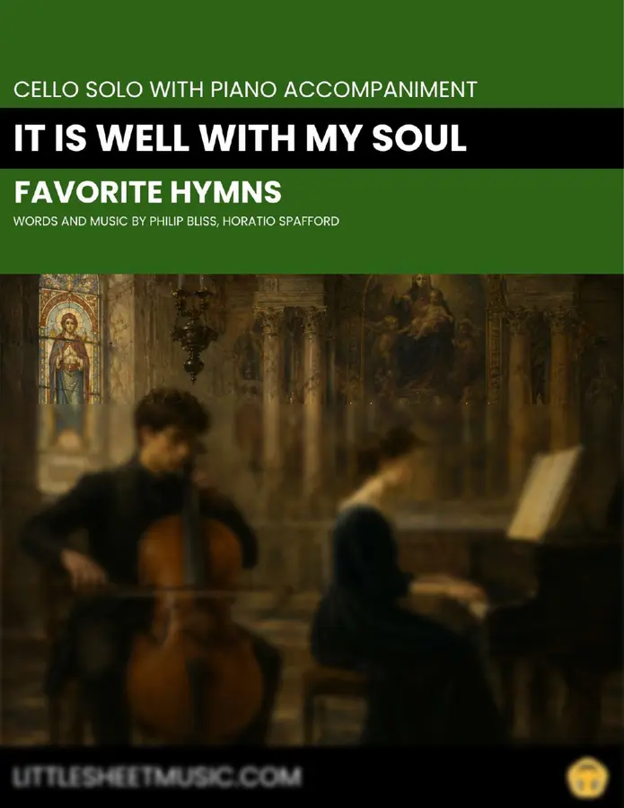 Philip Bliss - It Is Well With My Soul (Cello Solo with Piano Accompaniment)