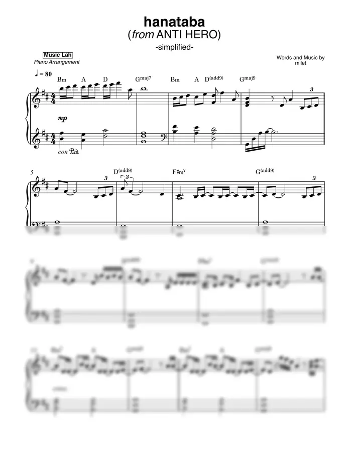 milet - hanataba (Simplified)