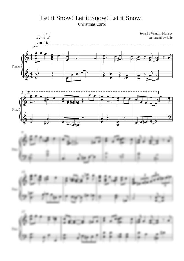 Jule Styne - Let it Snow! Let it Snow! Let it Snow! by Julie0