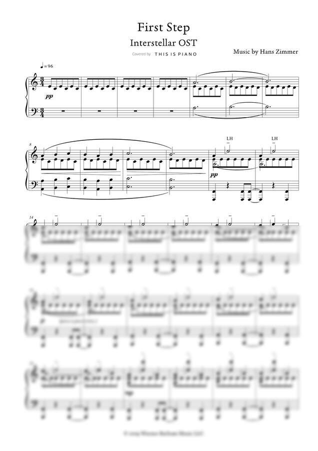 인터스텔라 OST - First Step by THIS IS PIANO0