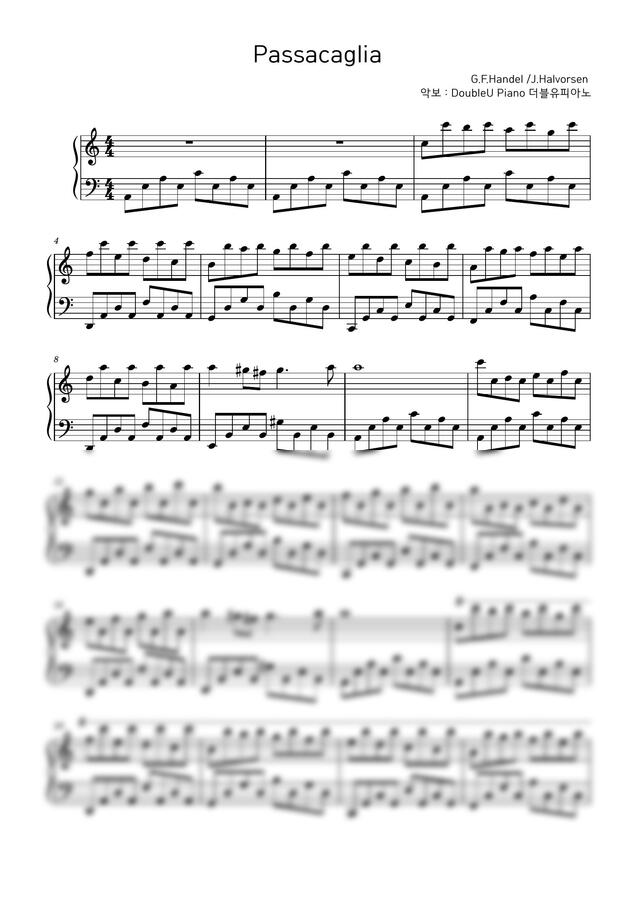 J. Halvorsen (할보르센) - Passacaglia (파사칼리아)