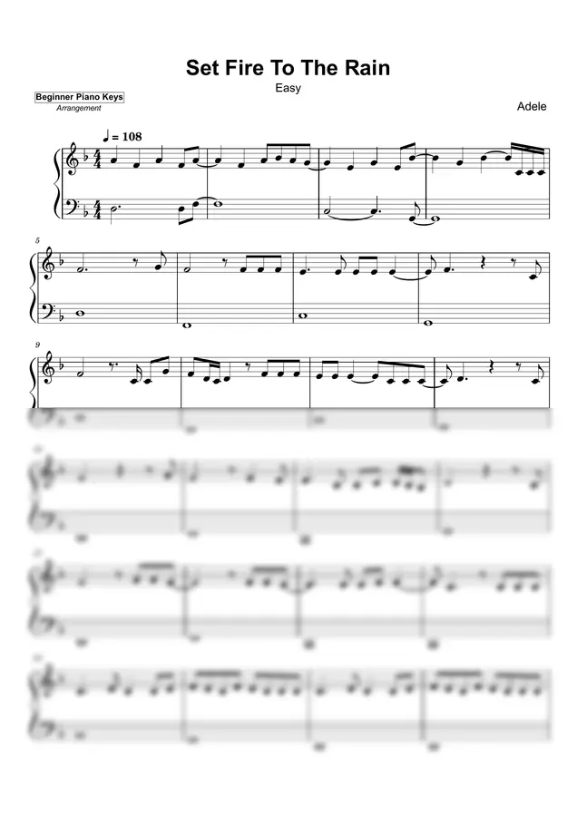 Adele - Set Fire To The Rain