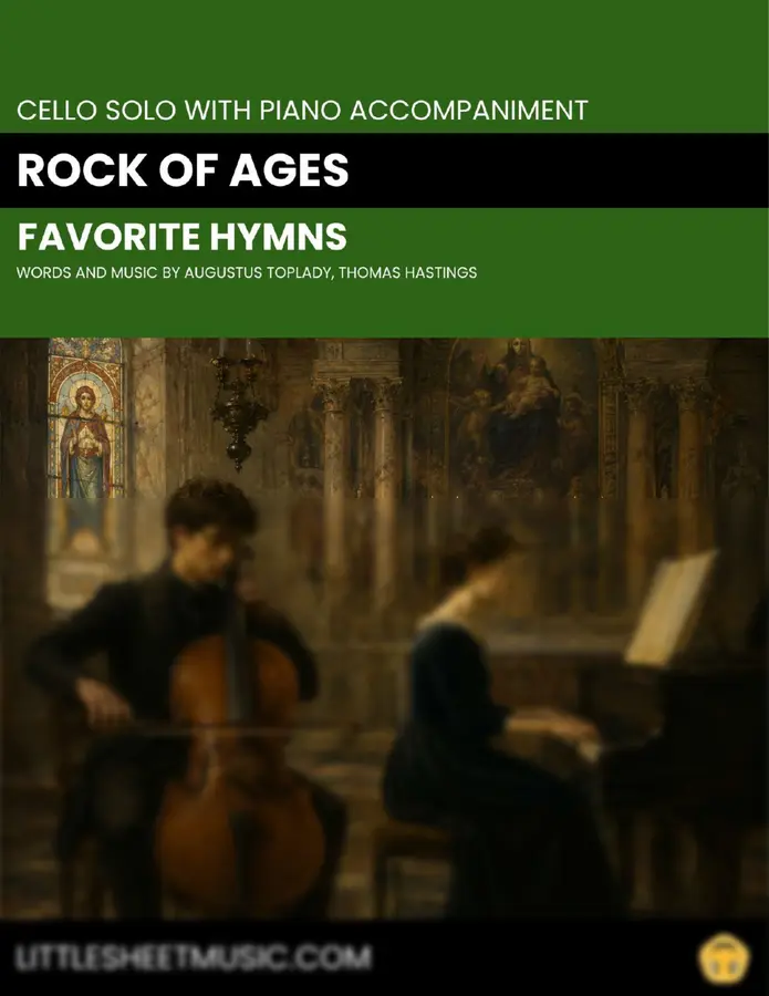 Thomas Hastings - Rock Of Ages (Cello Solo with Piano Accompaniment)