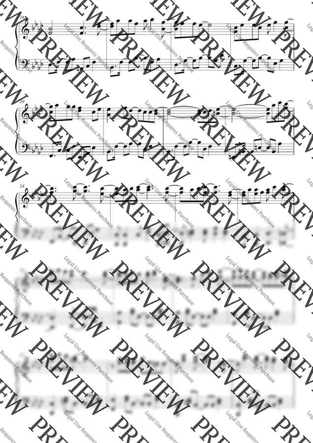 프로미스나인 - 하얀 그리움 by 한뼘피아노1