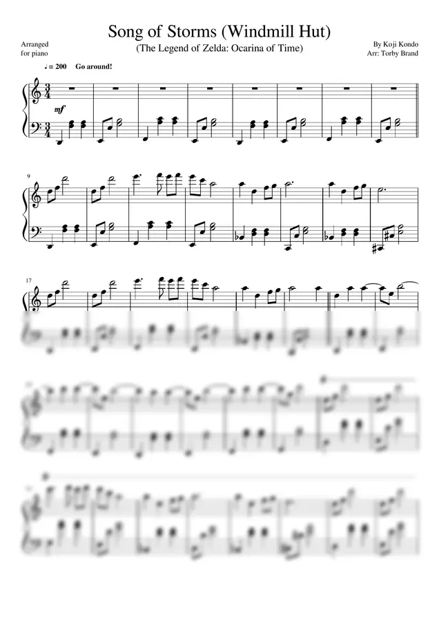 Koji Kondo - Song of Storms (The Legend of Zelda: Ocarina of Time)