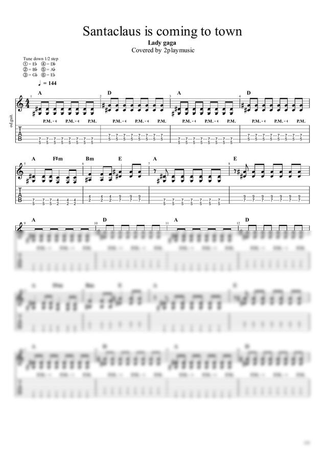 Lady gaga - Santaclaus is coming to town by 2playmusic0