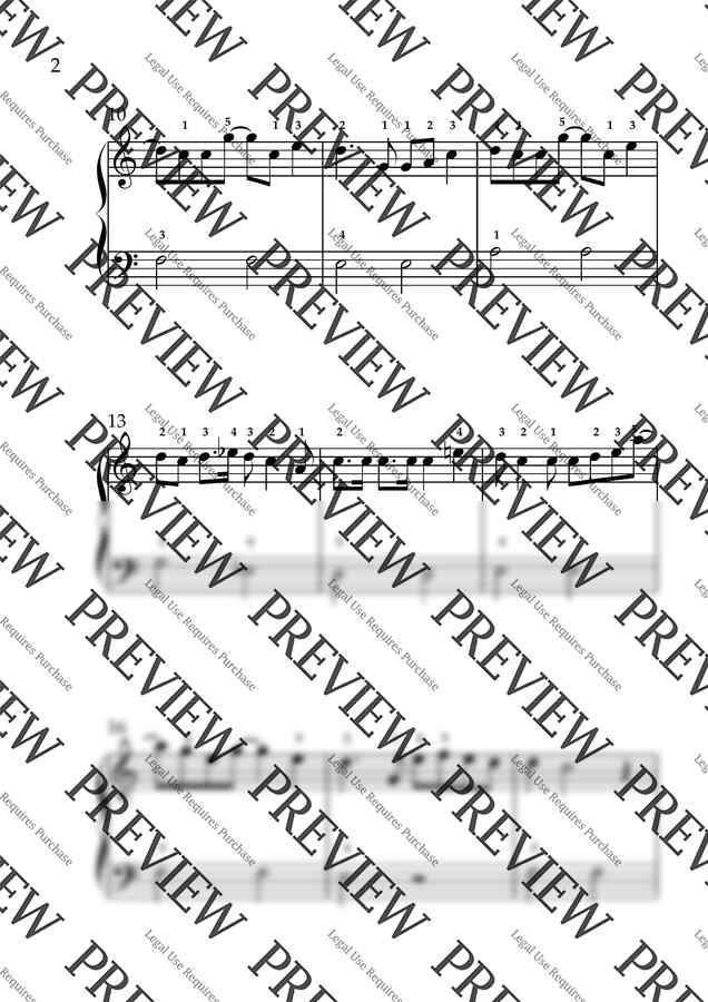 주술회전 2기 - 푸르름이 사는 곳(where our blue is)쉬운 악보/조표 없음/왼손 간단 by 바다AnnePiano1