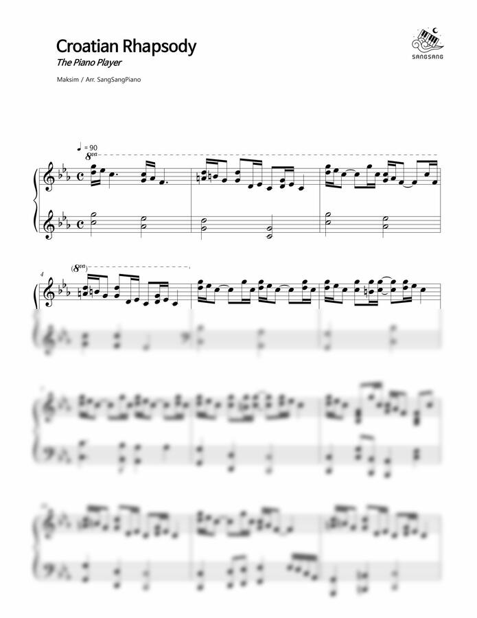 Maksim - 크로아티안 랩소디 (Croatian Rhapsody) by 상상피아노0