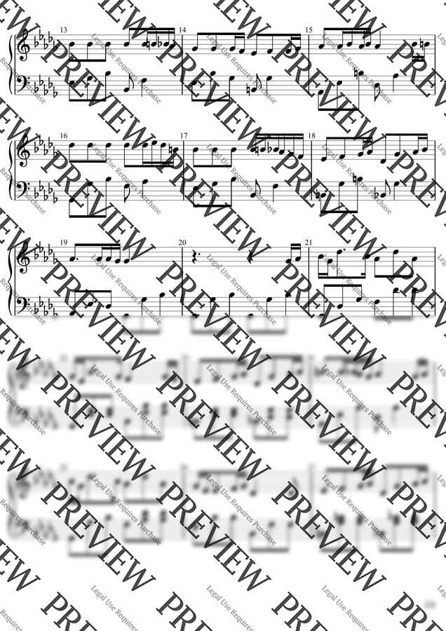 히사이시조(Hisaishi Joe) - 언제나 몇 번이라도( 센과 치히로의 행방불명OST)(3급)Dbkey활자큰3마디피아노6P(2마디) (체르니40번과정) by BK뮤직1