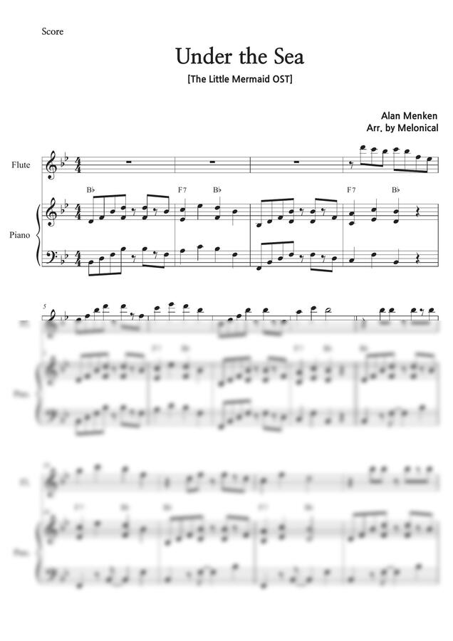 인어공주 OST - Under the Sea (Ensemble) by 멜로니컬0