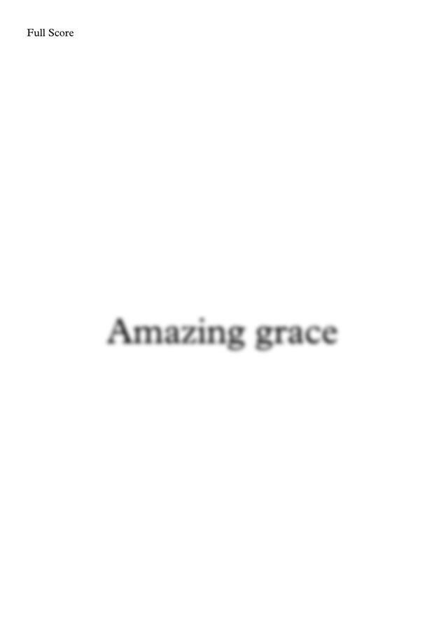 찬송가 305장 - Amazing grace (나같은 죄인 살리신) (피아노+바이올린 듀오)