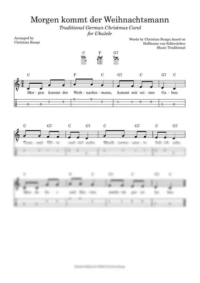 Traditional - Morgen kommt der Weihnachtsmann (Traditional German Christmas Carol)