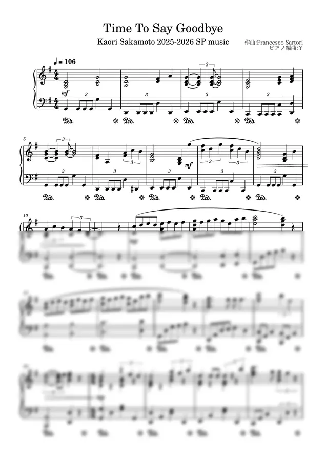 Sarah Brightman - Time To Say Goodbye