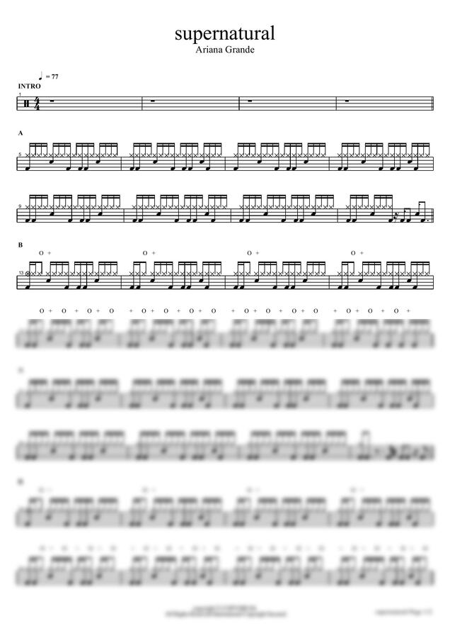 Ariana Grande - supernatural by COPYDRUM0