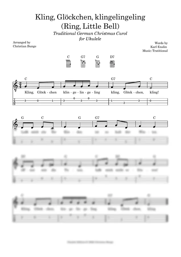 Tratitional - Kling, Glöckchen, klingelingeling (Traditional German Christmas Carol)