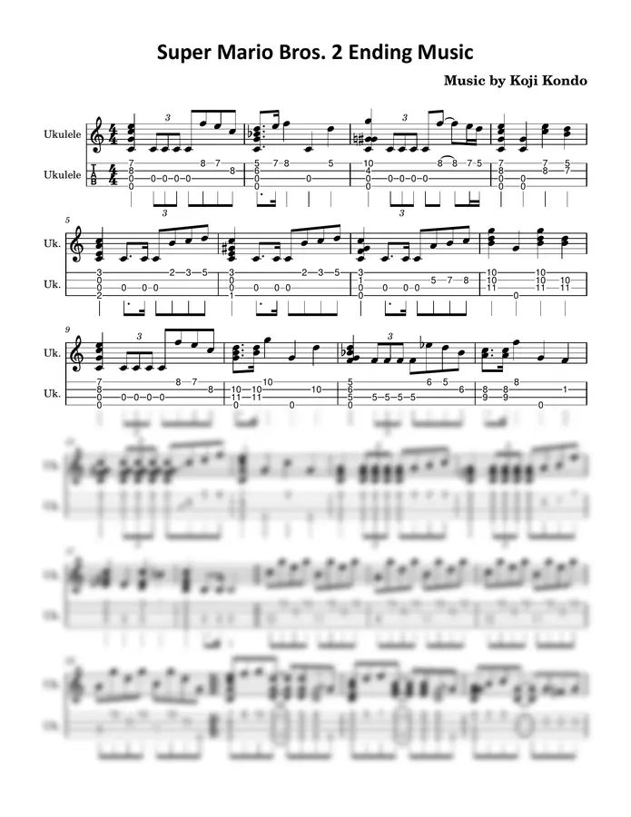 Koji Kondo - Super Mario Bros. 2 End Credits