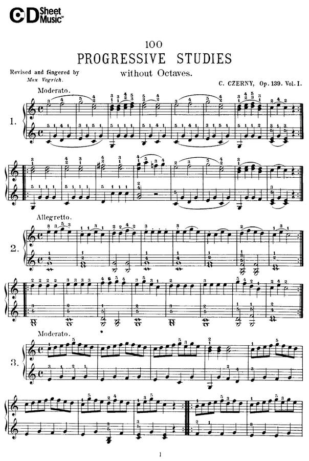 C. Czerny (체르니) - 체르니 100 (1~60번)0