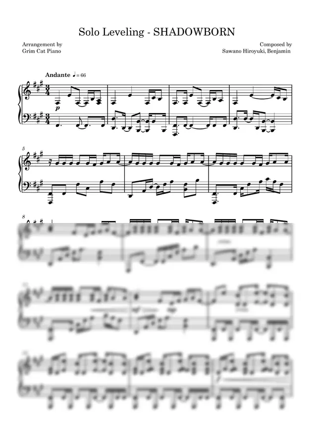 Solo Leveling (Hiroyuki Sawano) - SHADOWBORN