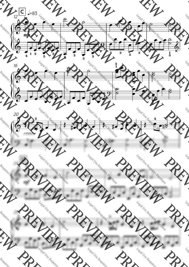 크리스마스캐롤 Somewhere In My Memory(오케스트라 피아노 쉬운 악보) - 나 홀로 집에 OST Main Title by studiomusicbooks JA1