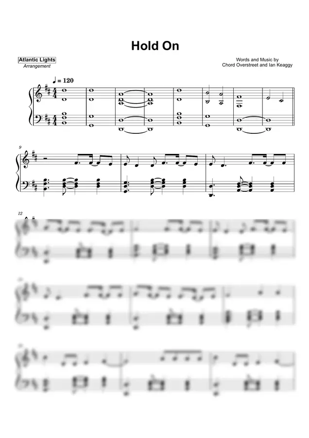 Chord Overstreet - Hold On