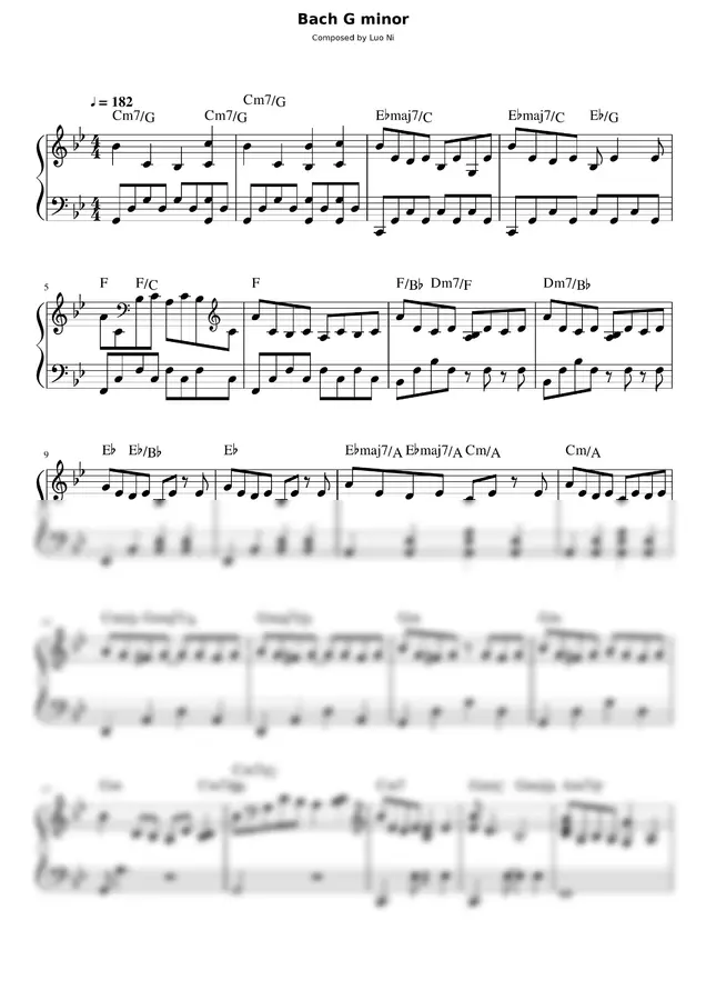 Luo Ni - G Minor Bach