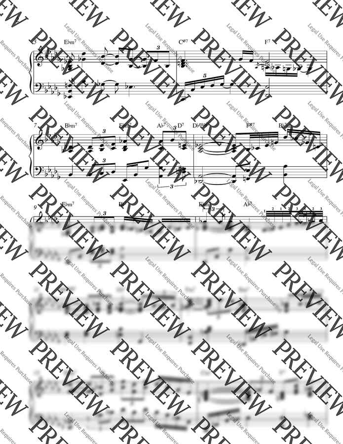 악보 > Johnny Green Body And Soul (재즈 발라드) by MIWHA